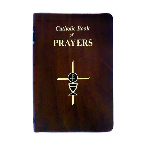 LARGE TYPE - CATHOLIC BOOK OF PRAYERS -VINYL COVER
