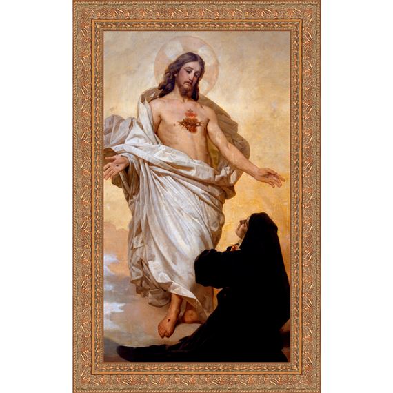 ST. MARGARET MARY'S VISION OF THE SACRED HEART OF JESUS