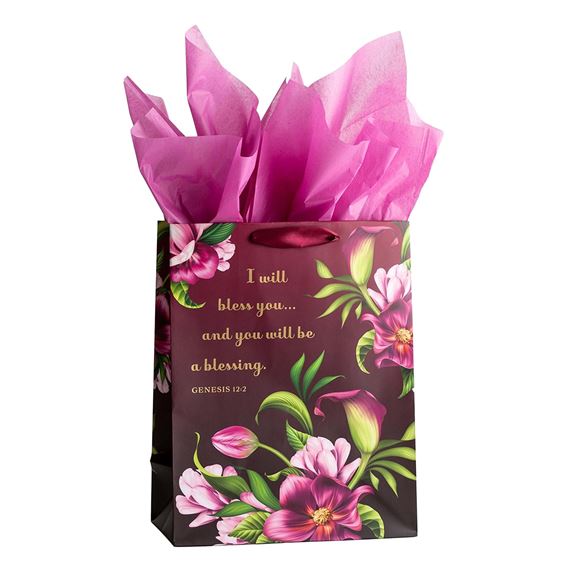 I WILL BLESS YOU - GIFT BAG (WITH TISSUE PAPER)