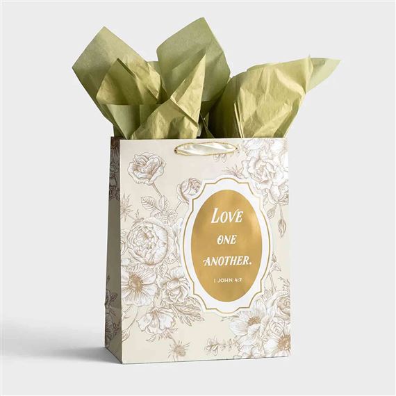 LOVE ONE ANOTHER - GIFT BAG (WITH TISSUE PAPER)