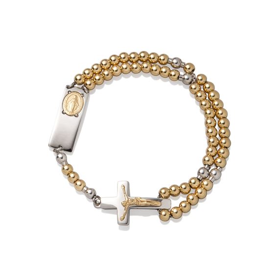 GHIRELLI ROSALET® - GOLD ROSARY BRACELET