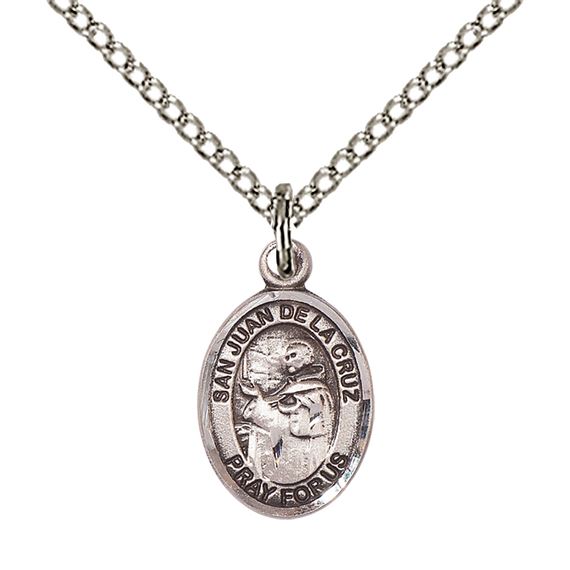 STERLING SILVER SAN JUAN DE LA CRUZ PENDANT WITH CHAIN