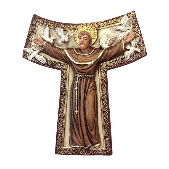 ST. FRANCIS CROSS - 9 1/2"