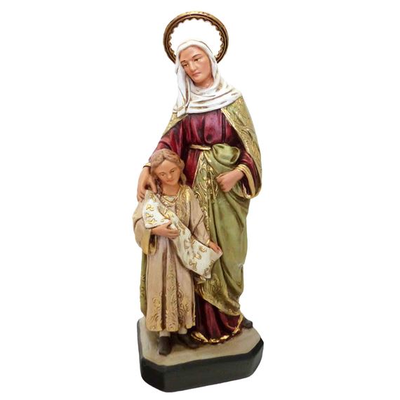 ST. ANNE AND OUR LADY STATUE - 12"