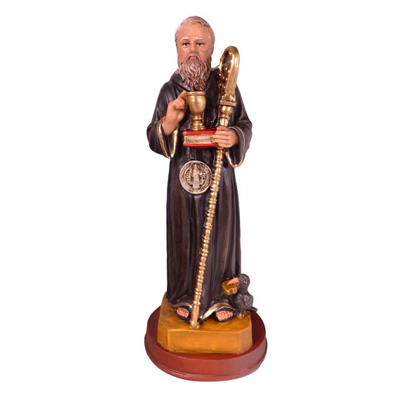 ST. BENEDICT STATUE - 9"