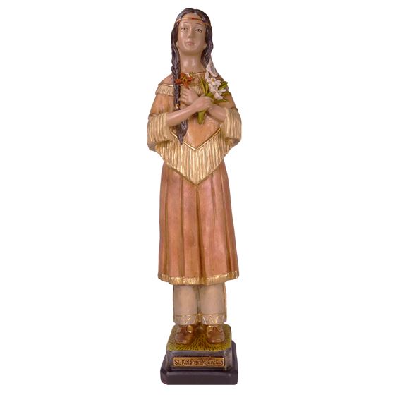 ST. KATERI TEKAKWITHA STATUE - 16 1/2"