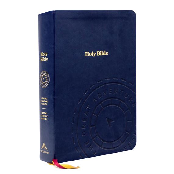 THE GREAT ADVENTURE CATHOLIC BIBLE WITH FLEXIBLE LEATHERETTE COVER - 2nd EDITION ("Bible in a Year")