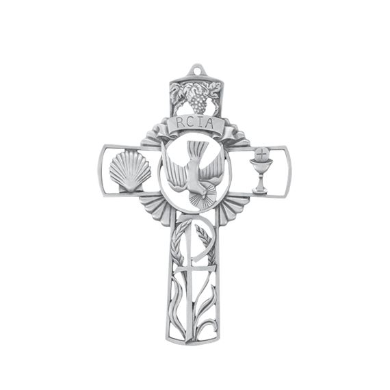 RCIA PEWTER SACRAMENTS CROSS