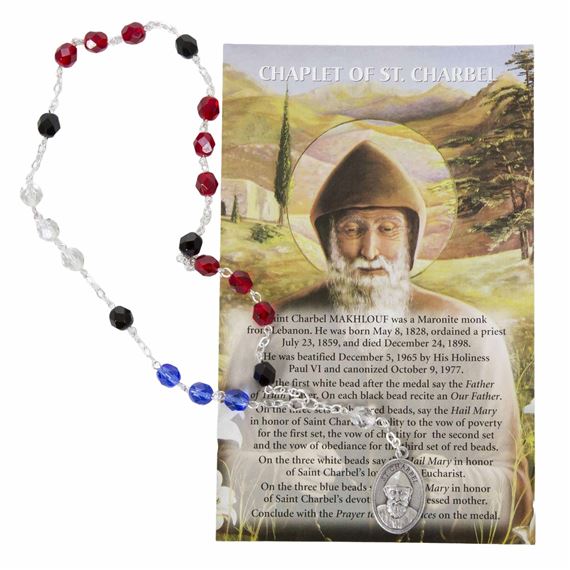 CHAPLET OF ST. CHARBEL (SHARBEL) WITH CARD