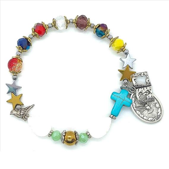 GENUINE GEMSTONE HOLY SPIRIT - CHAPLET BRACELET