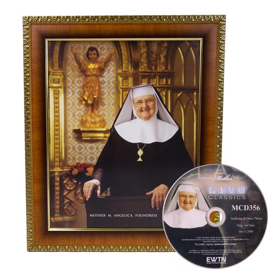 MOTHER ANGELICA FRAMED ART WITH FREE DVD