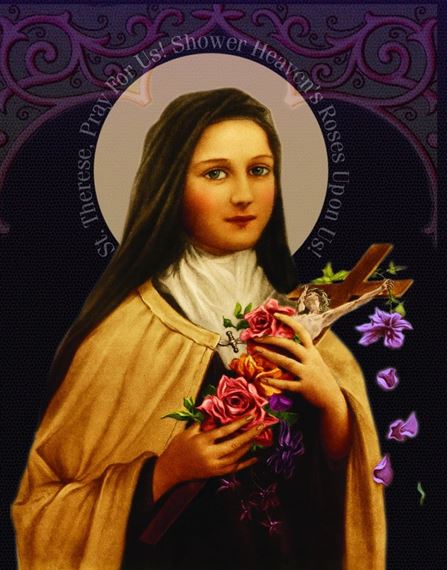 ST. THERESE NOTE CARD & ENVELOPE