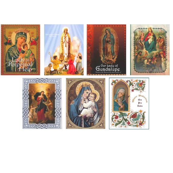 ASSORTED GREETING CARDS FOR VARIOUS OCCASIONS - BLESSED MOTHER (14 PACK)