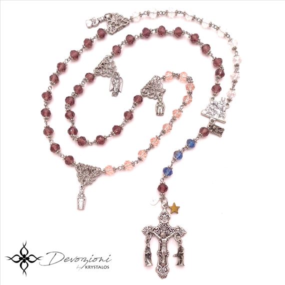 ADVENT ROSARY - CRYSTAL ROSARY