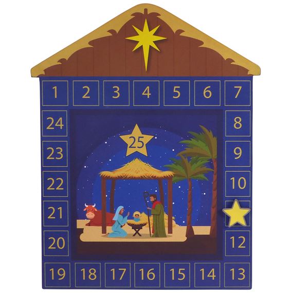 MAGNETIC ADVENT CALENDAR (7" x 9 1/2")