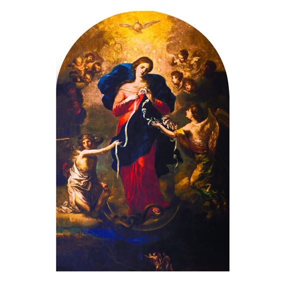 MARY UNDOER OF KNOTS - ARCHED MAGNET
