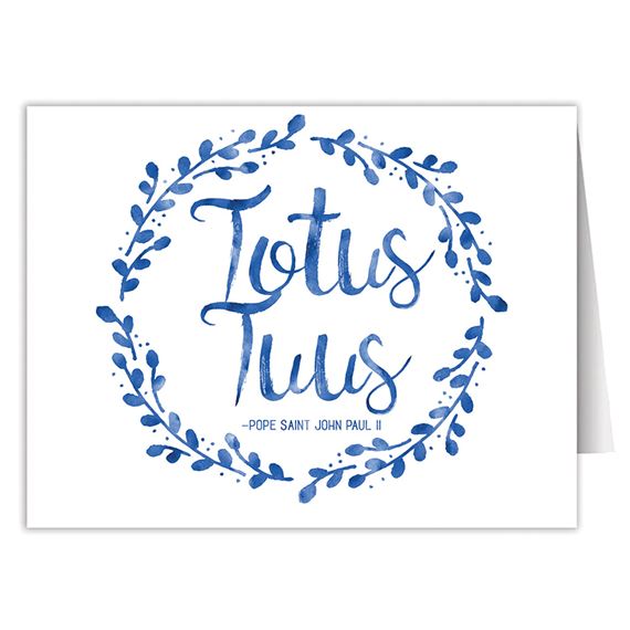 TOTUS TUUS - PACK OF SIX CARDS