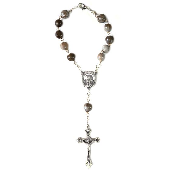 JOB'S TEARS AUTO ROSARY WITH OUR LADY OF SORROWS  CENTER