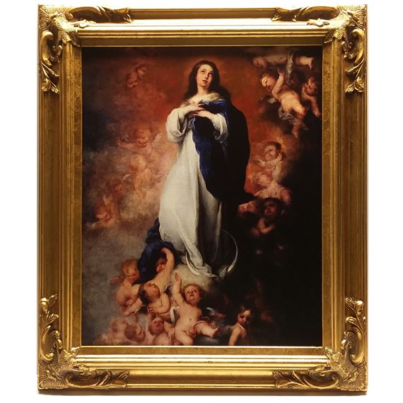 IMMACULATE CONCEPTION CANVAS TRANSFER - 21" X 25"
