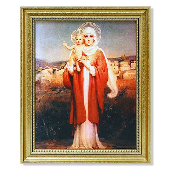 OUR LADY OF PALESTINE - 13 1/2" x 17"