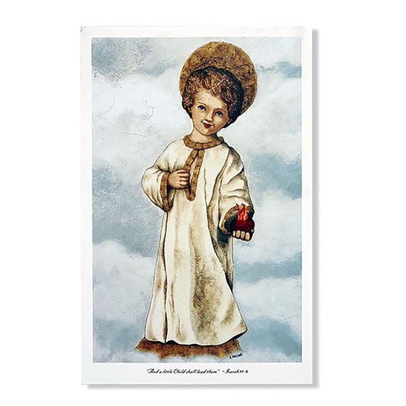CHILD JESUS - LARGE PRINT - 18" x 24"