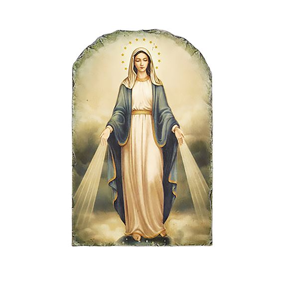 OUR LADY OF GRACE - ARCHED PLAQUE