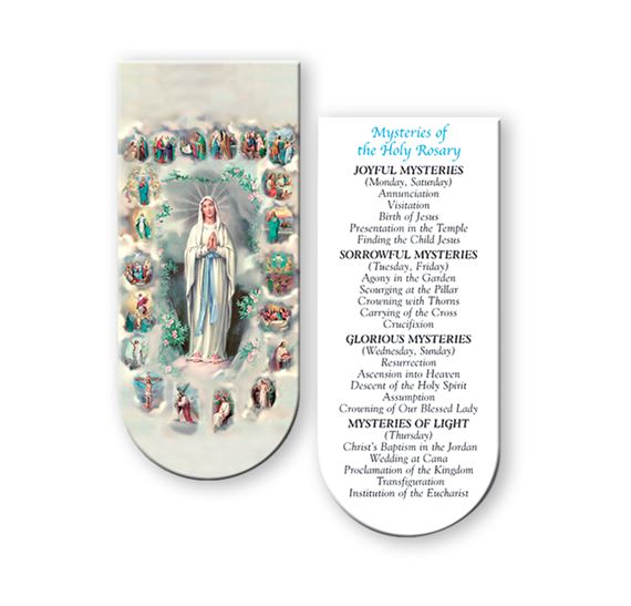 MYSTERIES OF THE ROSARY MAGNETIC BOOKMARK