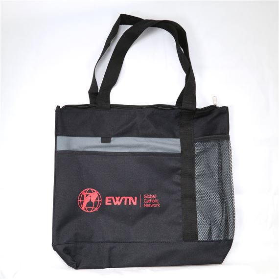 EWTN ZIPPERED TOTE BAG