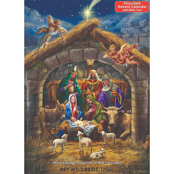 IN THE MANGER CHOCOLATE ADVENT CALENDAR