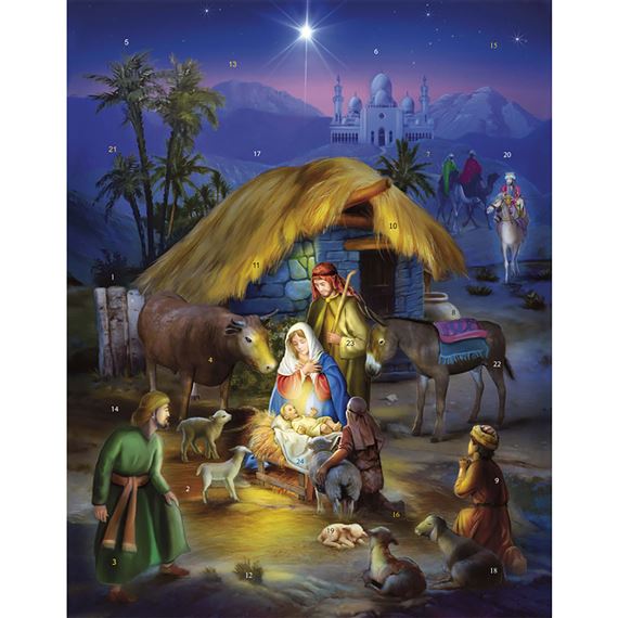 BLESSED NATIVITY ADVENT CALENDAR EWTN Religious Catalogue