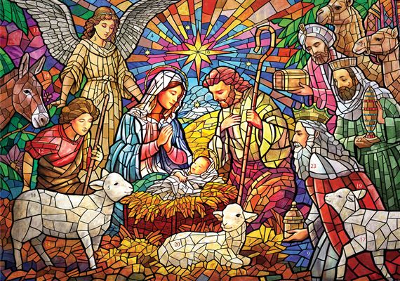 STARLIGHT NATIVITY ADVENT CALENDAR (11 3/4" x 8 1/4")