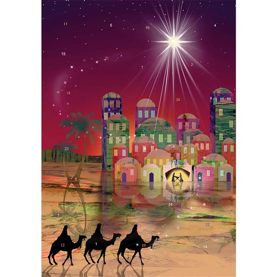GUIDING STAR - ADVENT CALENDAR (8 1/4" x 11 3/4")