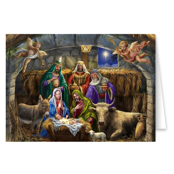 IN THE MANGER BOXED CHRISTMAS CARDS