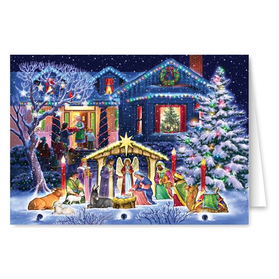 NIGHTTIME NATIVITY - BOXED CARDS