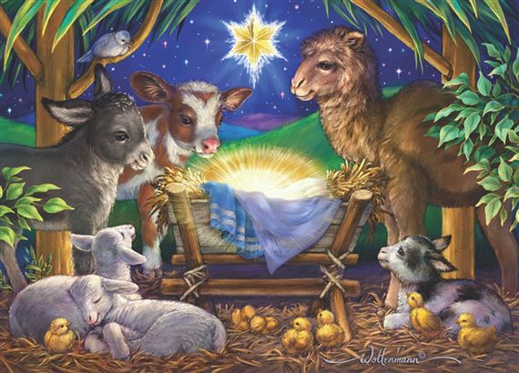 A CHILD IS BORN - BOX OF 15 CHRISTMAS CARDS (4 1/2" x 6 1/4")