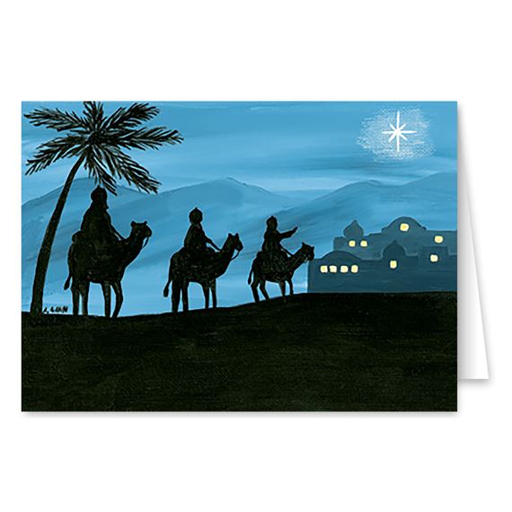 MAGI - (15) BOXED CHRISTMAS CARDS (6 1/4" x 4 1/2")