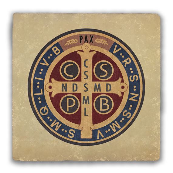 BENEDICTINE MEDAL (FRONT) - COASTER
