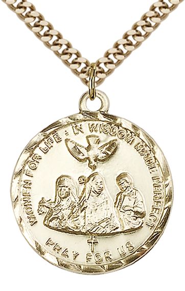 14KT GOLD FILLED 3-DOCTORS PENDANT WITH CHAIN