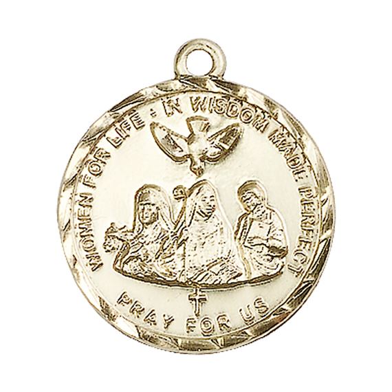 14KT GOLD 3-DOCTORS MEDAL