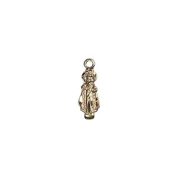 14KT GOLD INFANT MEDAL - 3/8" x 1/8"
