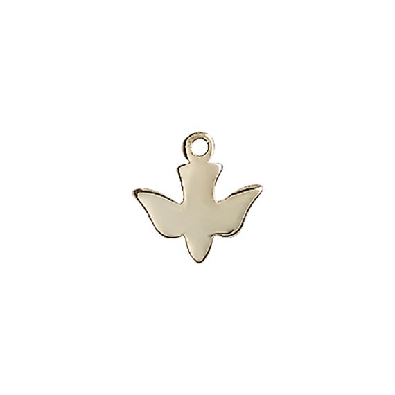 14KT GOLD HOLY SPIRIT MEDAL - 3/8" x 3/8"