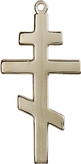 14KT GOLD ST ANDREW MEDAL - 1 3/8" x 5/8"