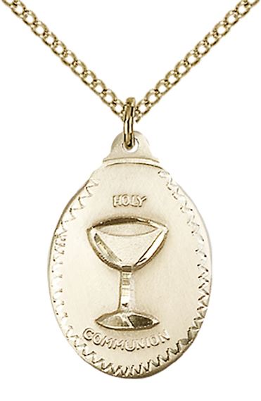 STERLING SILVER EUCHARISTIC  PENDANT WITH CHAIN