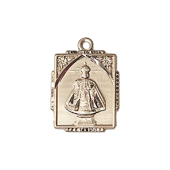 14KT GOLD INFANT OF PRAGUE MEDAL