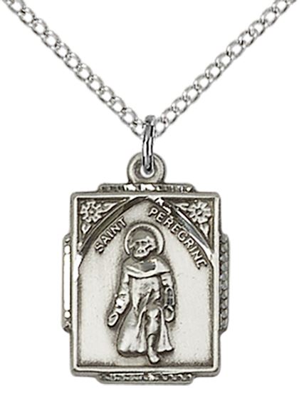 STERLING SILVER ST PEREGRINE PENDANT WITH CHAIN