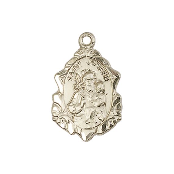 14KT GOLD ST JOSEPH MEDAL