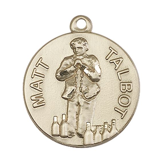 14KT GOLD MATT TALBOT MEDAL