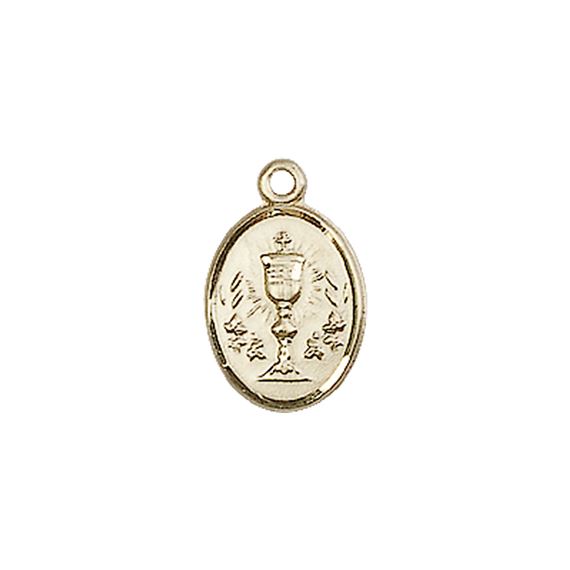 14KT GOLD CHALICE MEDAL - 1/2" x 3/8"
