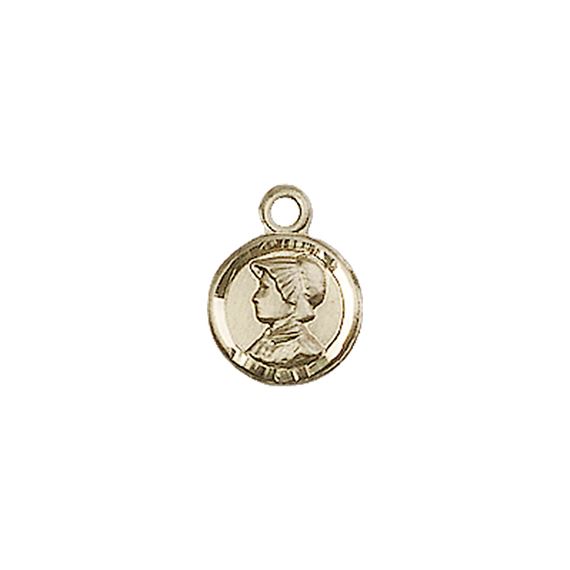 14KT GOLD ST ELIZABETH ANN SETON MEDAL - 3/8" x 1/4"