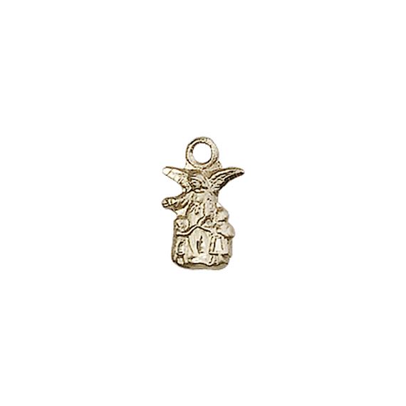 14KT GOLD LITTLEST ANGEL MEDAL - 3/8" x 1/4"